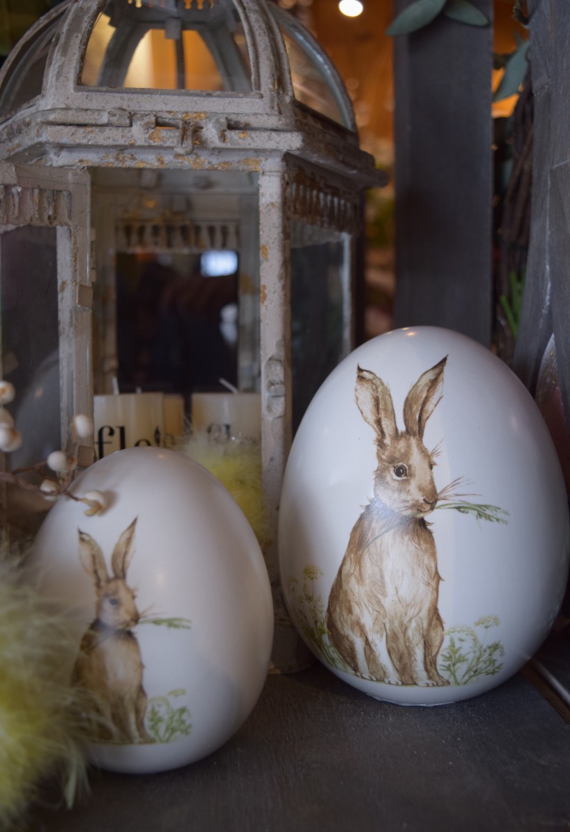 Vintage Bunny Egg 4.5" - Image 2