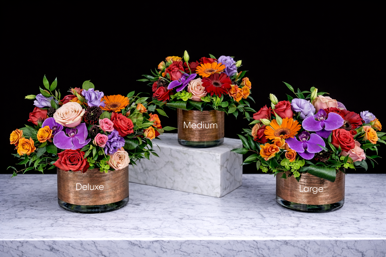 Vivid Sunset Bouquet - Deluxe - Image 2