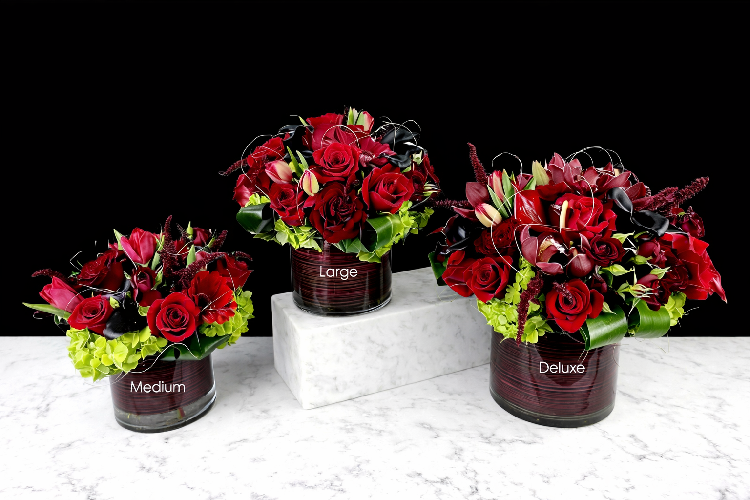 Crimson Allure Bouquet - Medium - Image 2