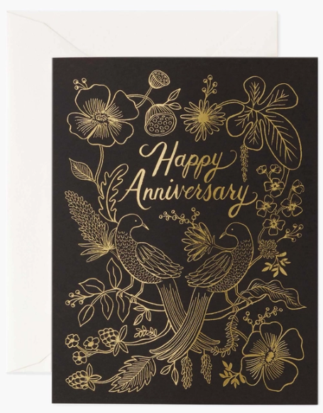 Love Birds Anniversary Card