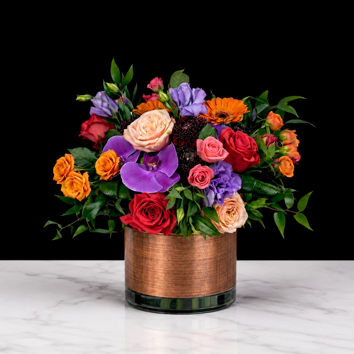 Vivid Sunset Bouquet - Deluxe