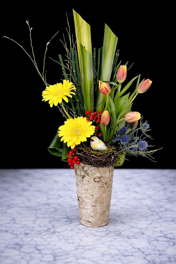 Hello, Sunshine and Tulips Bouquet