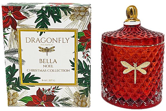 Bella Red & Gold Candle