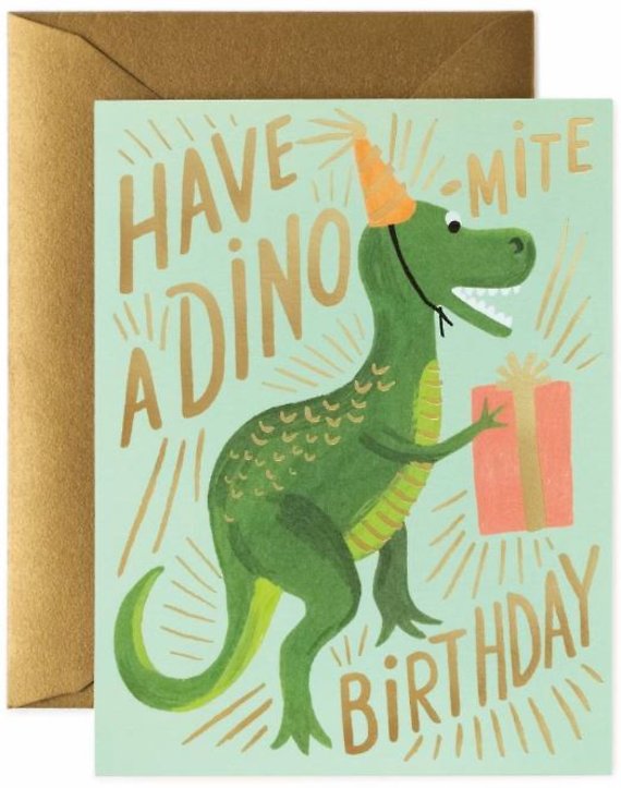 Dino-mite Birthday Card