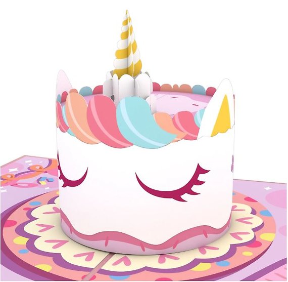 Unicorn Cake LovePop card