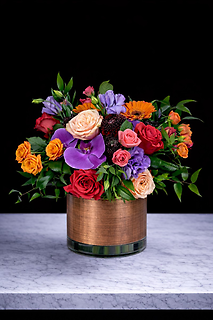 Vivid Sunset Bouquet - Deluxe