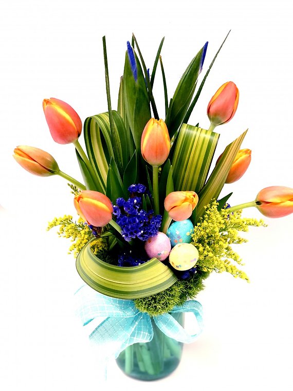 Aqua Easter Bouquet