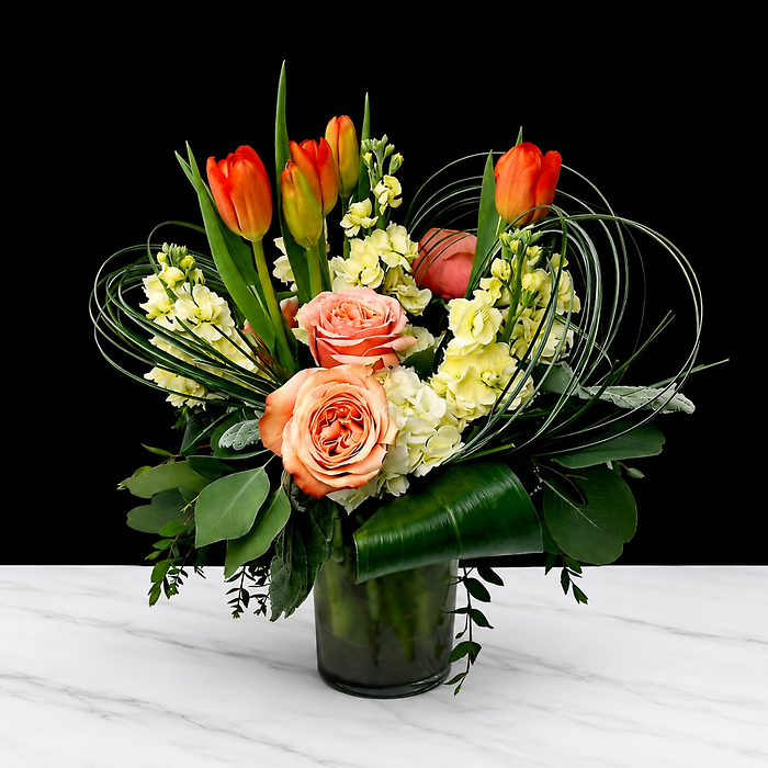 Peaches N\' Cream Bouquet