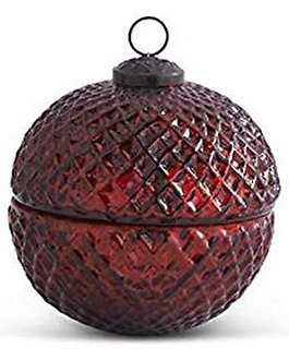 Large Ornament Candle, Cranberry Spice