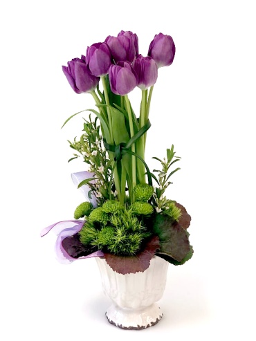 Lovely Lavender Tulip Bouquet