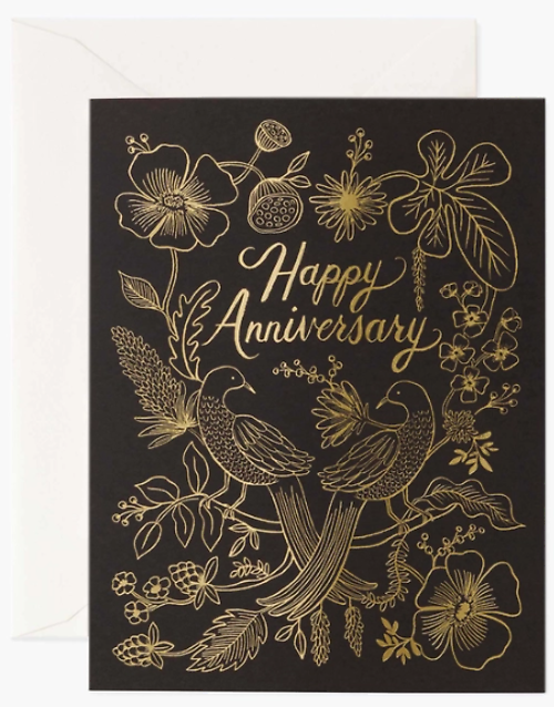 Love Birds Anniversary Card