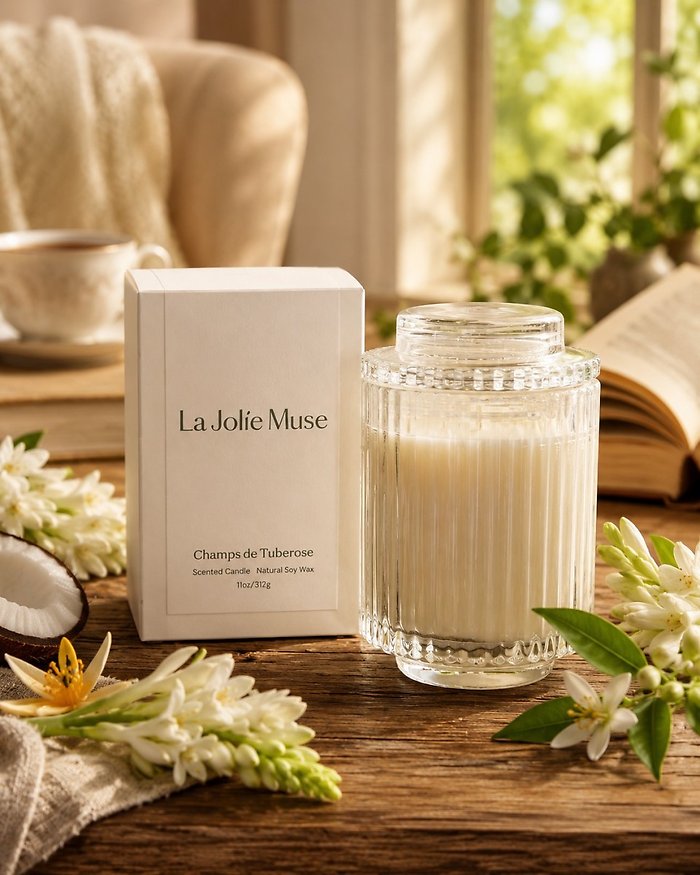 La Jolie Muse - Champs De Tuberose Candle