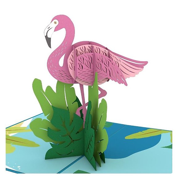 Flamingo LovePop Card