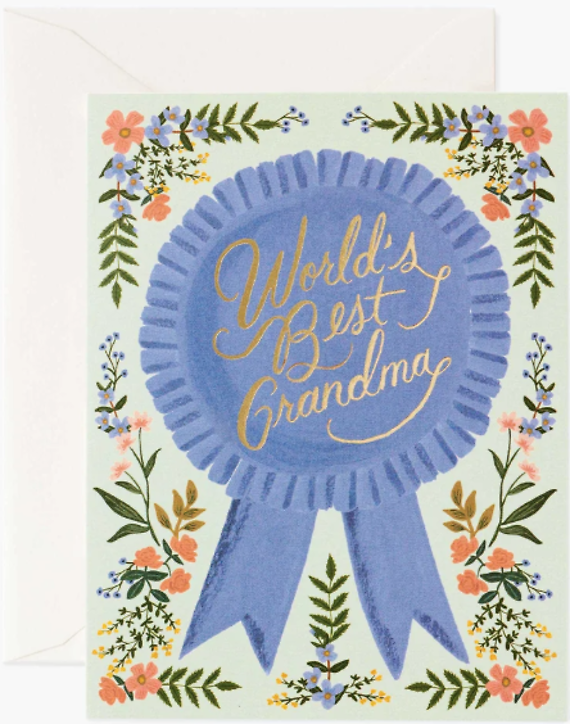 World’s Best Grandma Card
