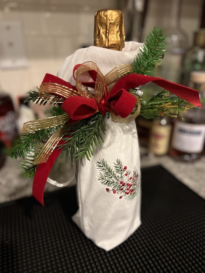 Luxury Velvet Wine Bag