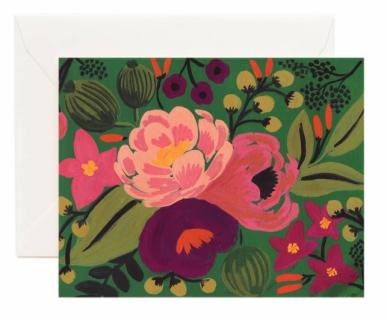 Emerald Blossoms Card