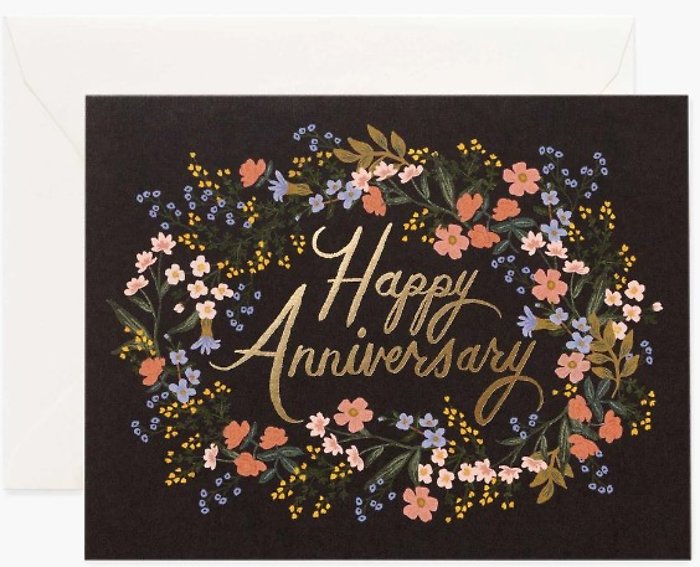 Anniversary Wreath Card