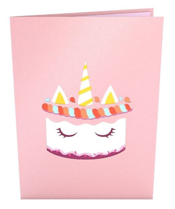 Unicorn Cake LovePop card