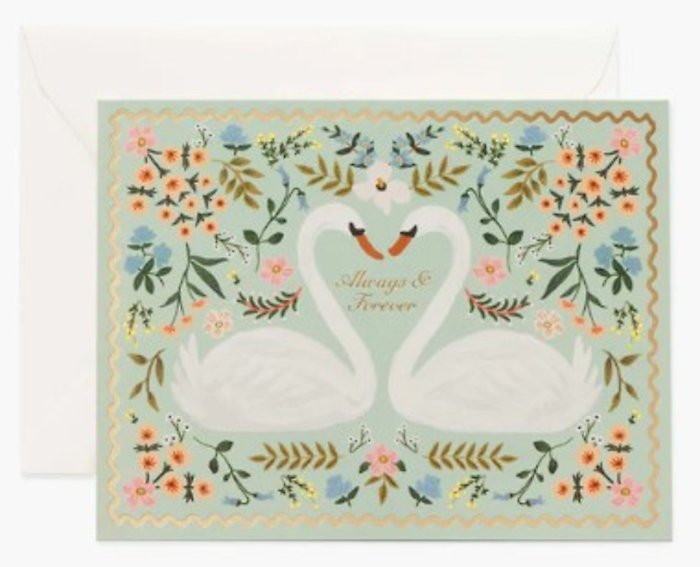 Always & Forever Swans Card