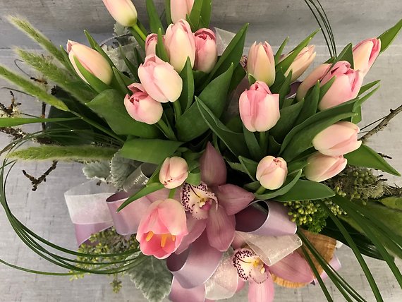 Tulips in Spring Bouquet