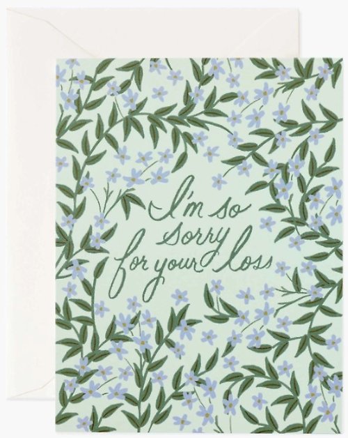 Laurel Sympathy Card