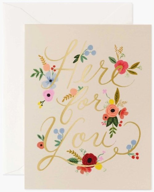 Here for You Card