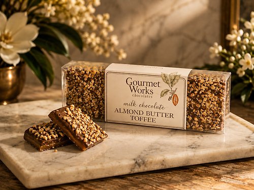 Chocolate Covered Almond Butter Toffee