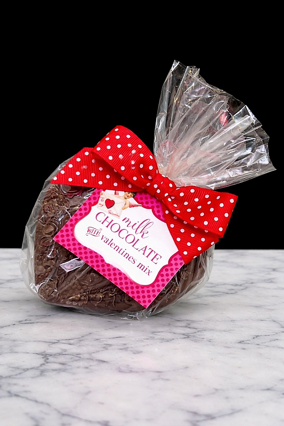 Milk Chocolate Floral Heart Box