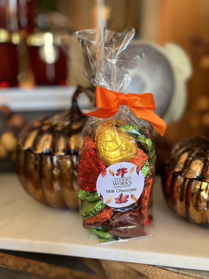 Milk Chocolate Leaves