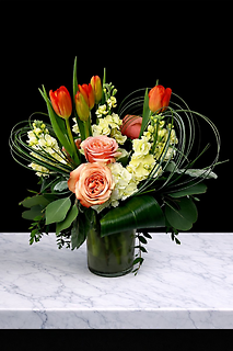 Peaches N\' Cream Bouquet