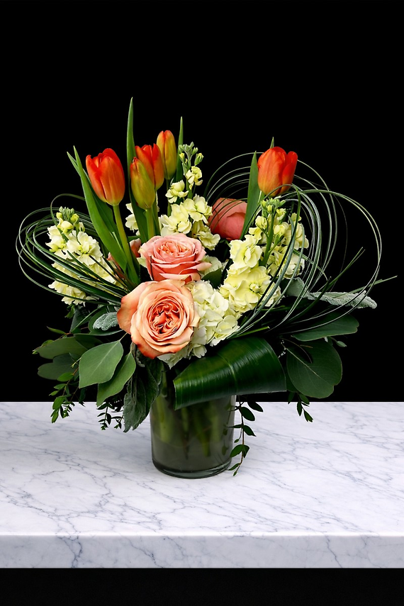 Peaches N\' Cream Bouquet