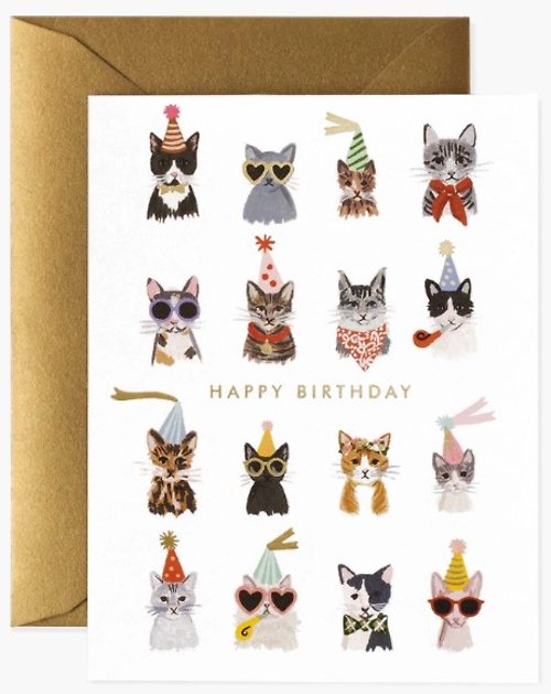 Cool Cats Birthday Card