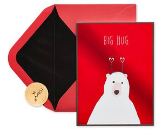 Bear Hug Vday Card