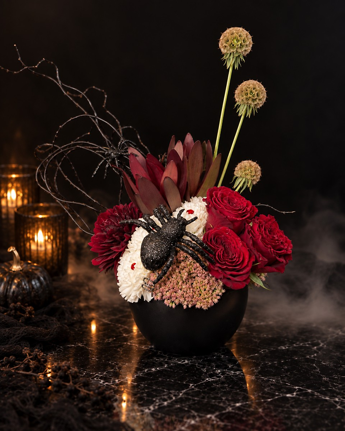 The Black Widows Garden Bouquet