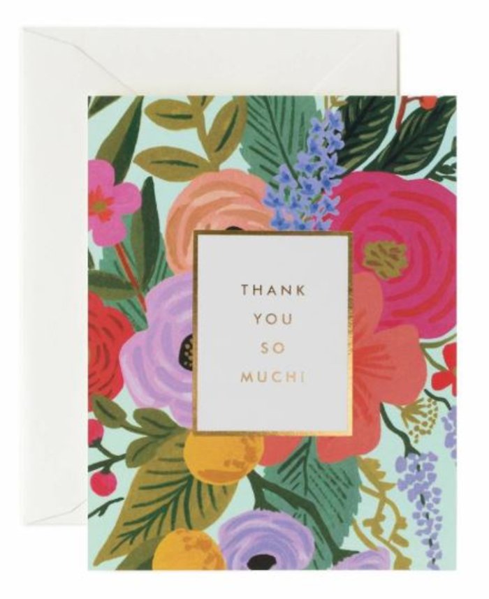 Garden Party Thank You Card