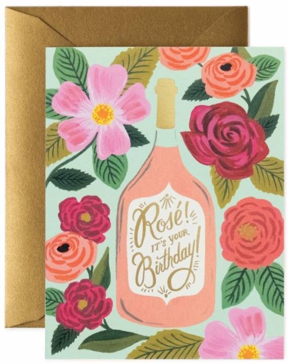 Rose Birthday Card