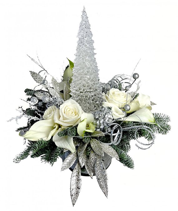 Glittering Frost Bouquet