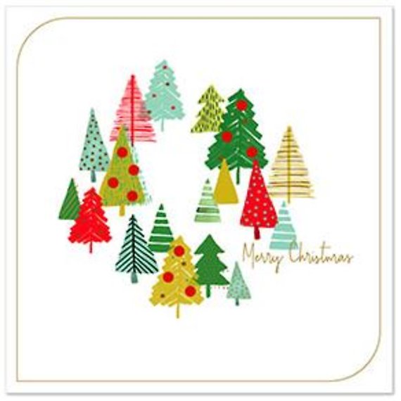 Xmas Tree Cluster Card
