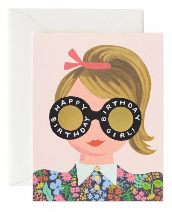 Meadow Birthday Girl Card