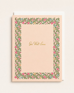 Delicate Blooms Get Well Card