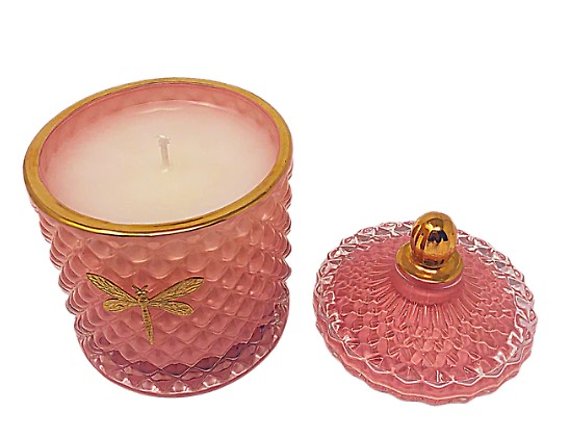 Dragonfly Bella Candle, Sea Salt Orchid