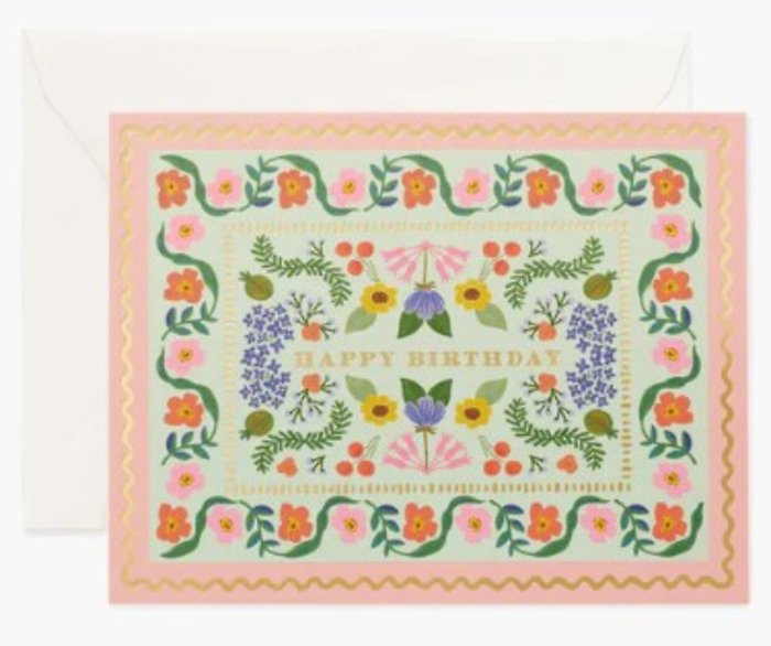 Sicily Garden Birthday Card