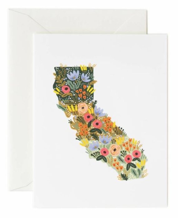 California Wildflowers Card