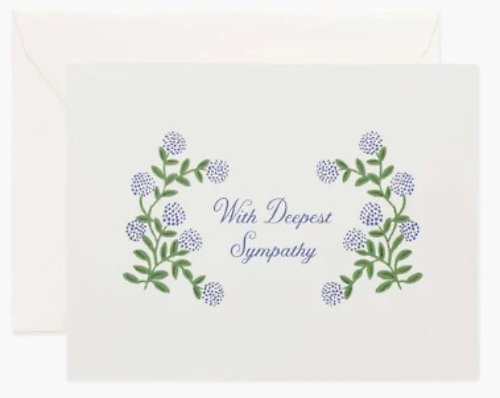 Hydrangea Sympathy Card