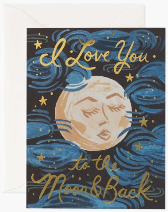 To the Moon and Back Card
