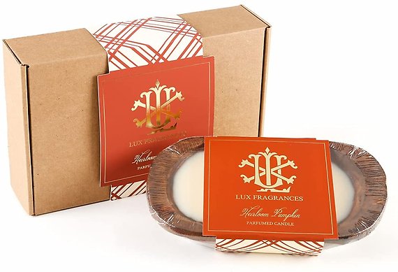 Lux Dough Bowl Candle, Heirloom Pumpkin