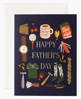 Gentlemans Essentials Father’s Day Card