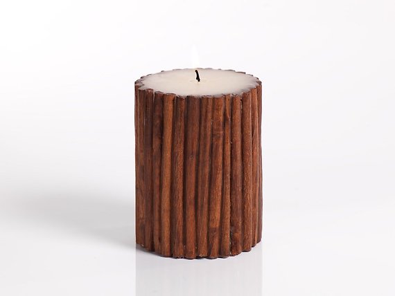 Cinnamon Stick Pillar Candle