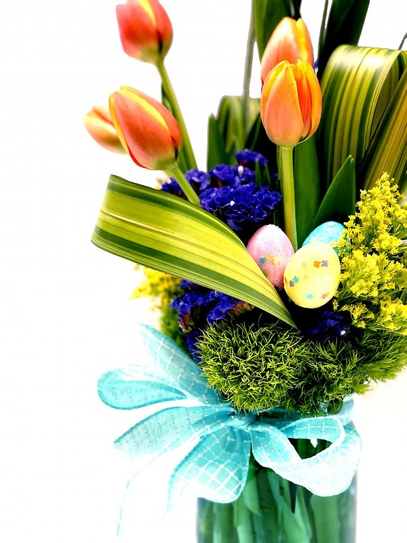 Aqua Easter Bouquet