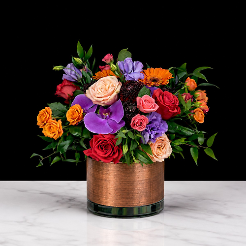 Vivid Sunset Bouquet - Deluxe